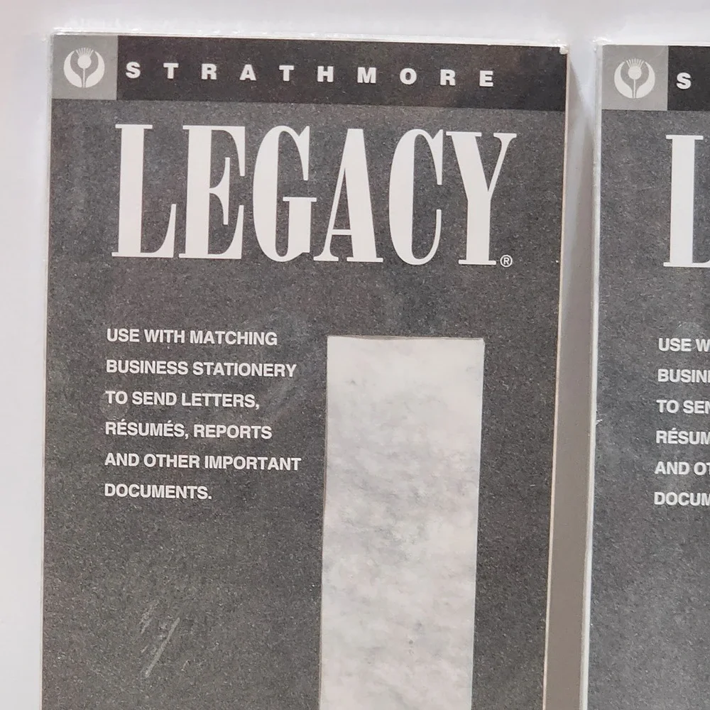 Vintage Strathmore Conversation Envelope Legacy Enhance  Letter  25 Pack Marble‎